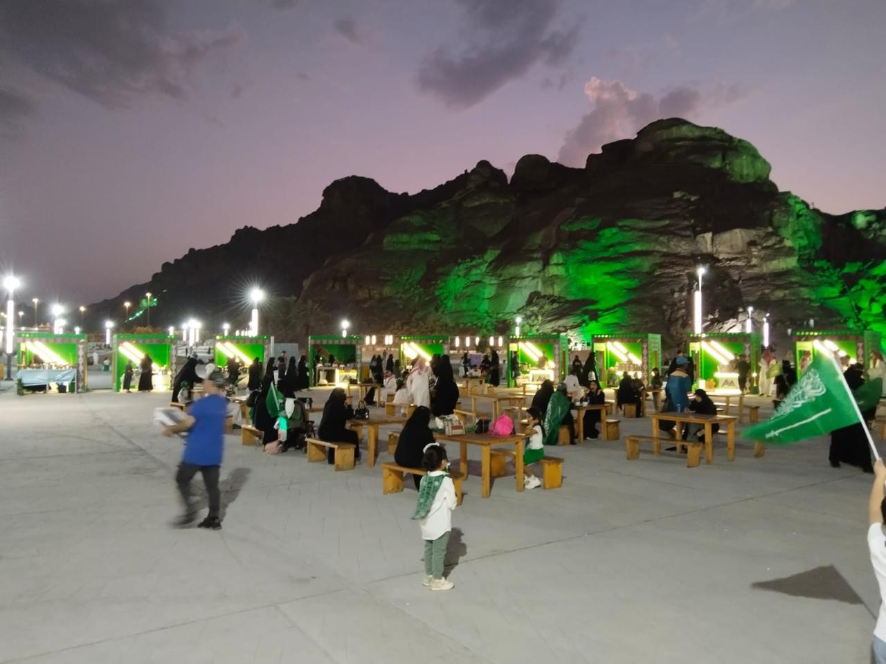 نفخر وباعتزاز بتنفيذ احتفالات اليوم الوطني الـ95 في حائل